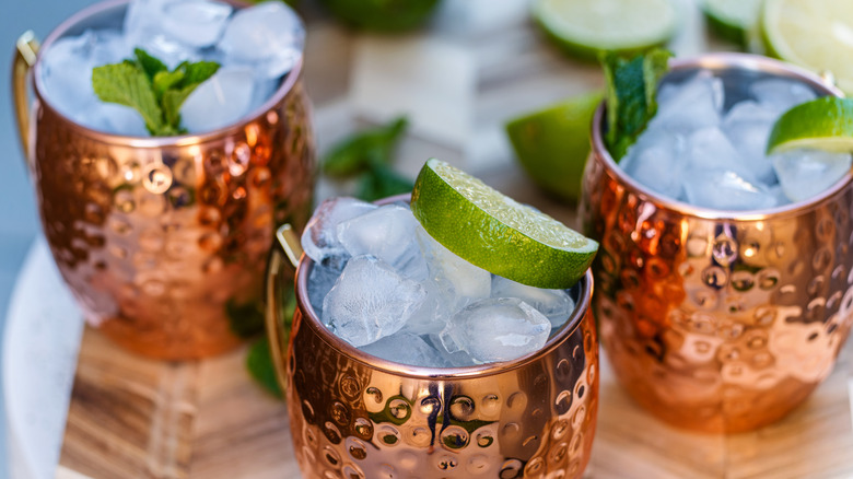 Moscow mule cocktail