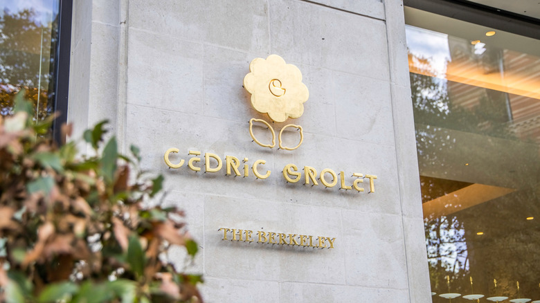 The sign outside Cedric Grolet London