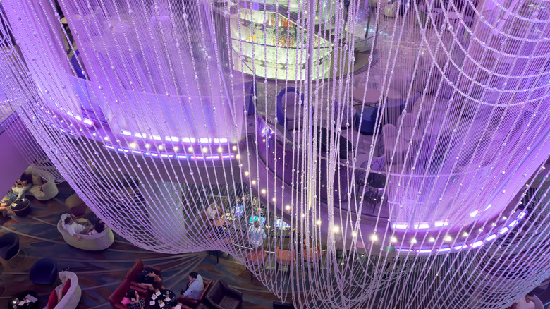 View from Chandelier Bar's dining room