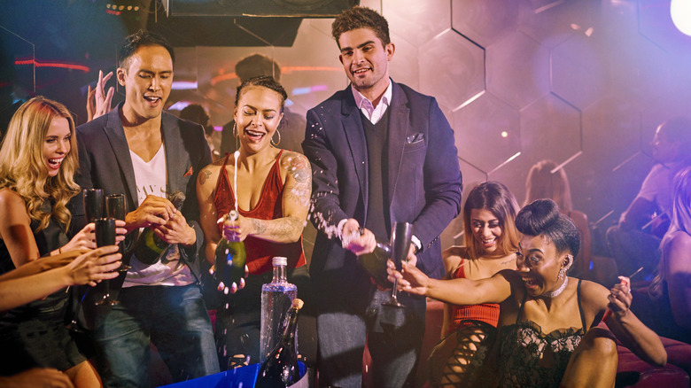 Party goers at Tao in Vegas