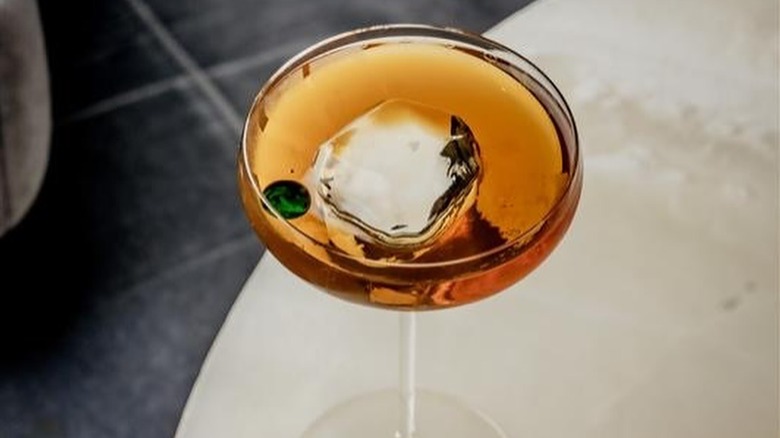 Cocktail served at the Maybourne