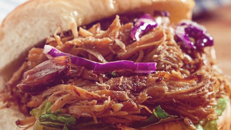 Kalua pig sandwich