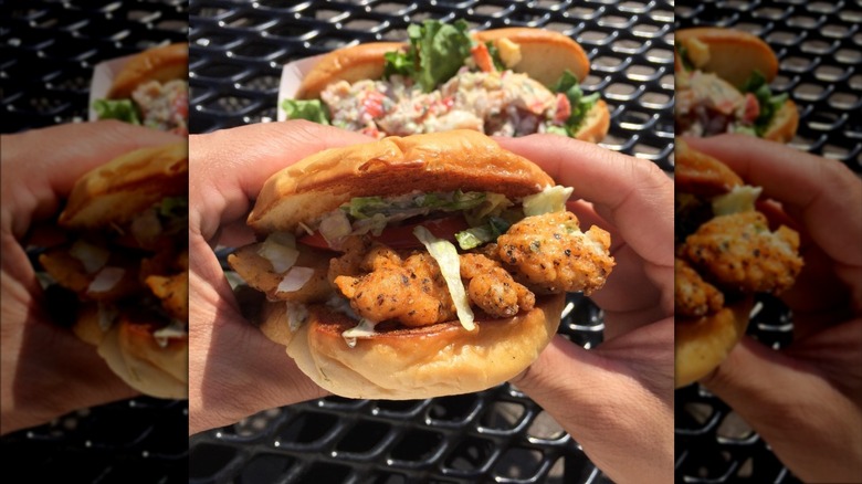 Minnesota walleye sandwich
