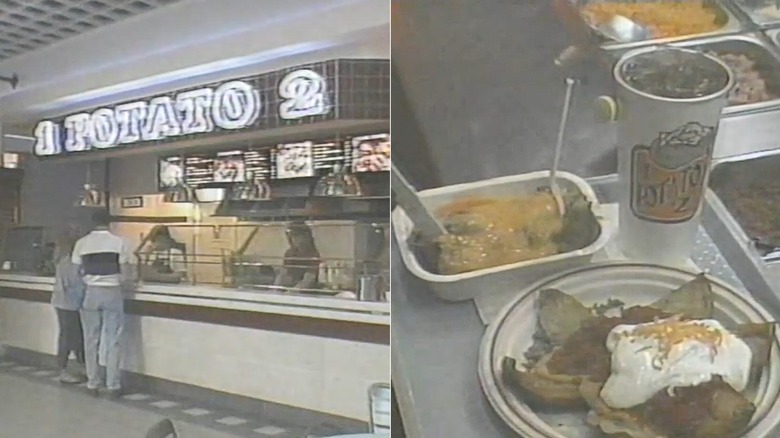 Screenshots from a 1 Potato 2 mall commercial spot