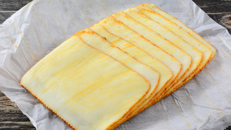 sliced muenster cheese
