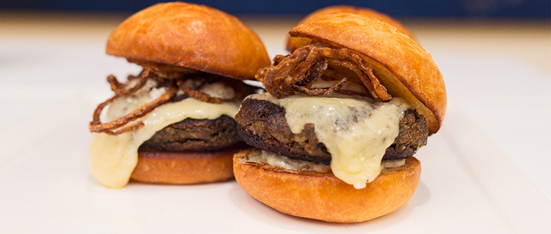 Mushroom Burger with Pickled Maitake Aioli