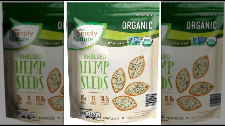 Product image of Aldi's shelled hemp seeds
