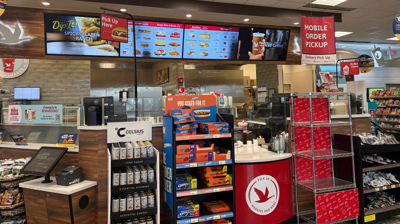 The inside of a Wawa convenience store