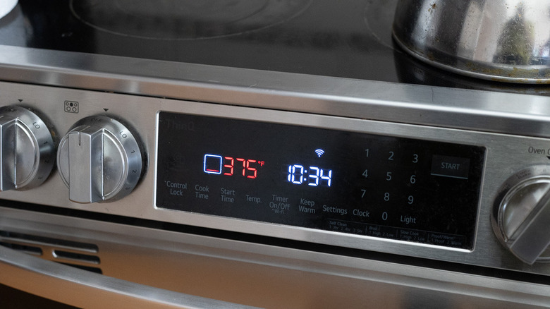 Oven preheated to 375 F