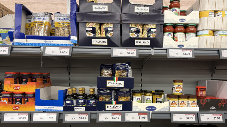 Lidl specialty aisle