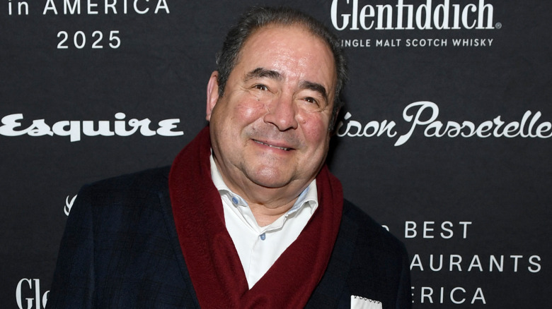 Emeril Lagasse in a red scarf