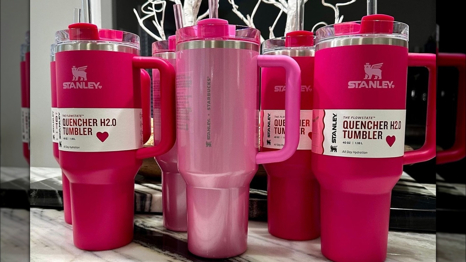 Stanley x Starbucks Stanley Cup Peach Pink 40oz - NEW! TARGET EXCLUSIVE
