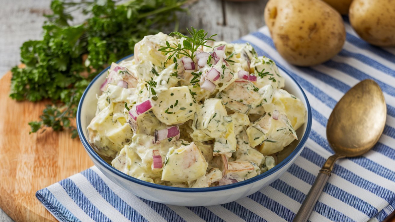 Next Time You Make Potato Salad, Add This Spicy Condiment For 10X The Flavor