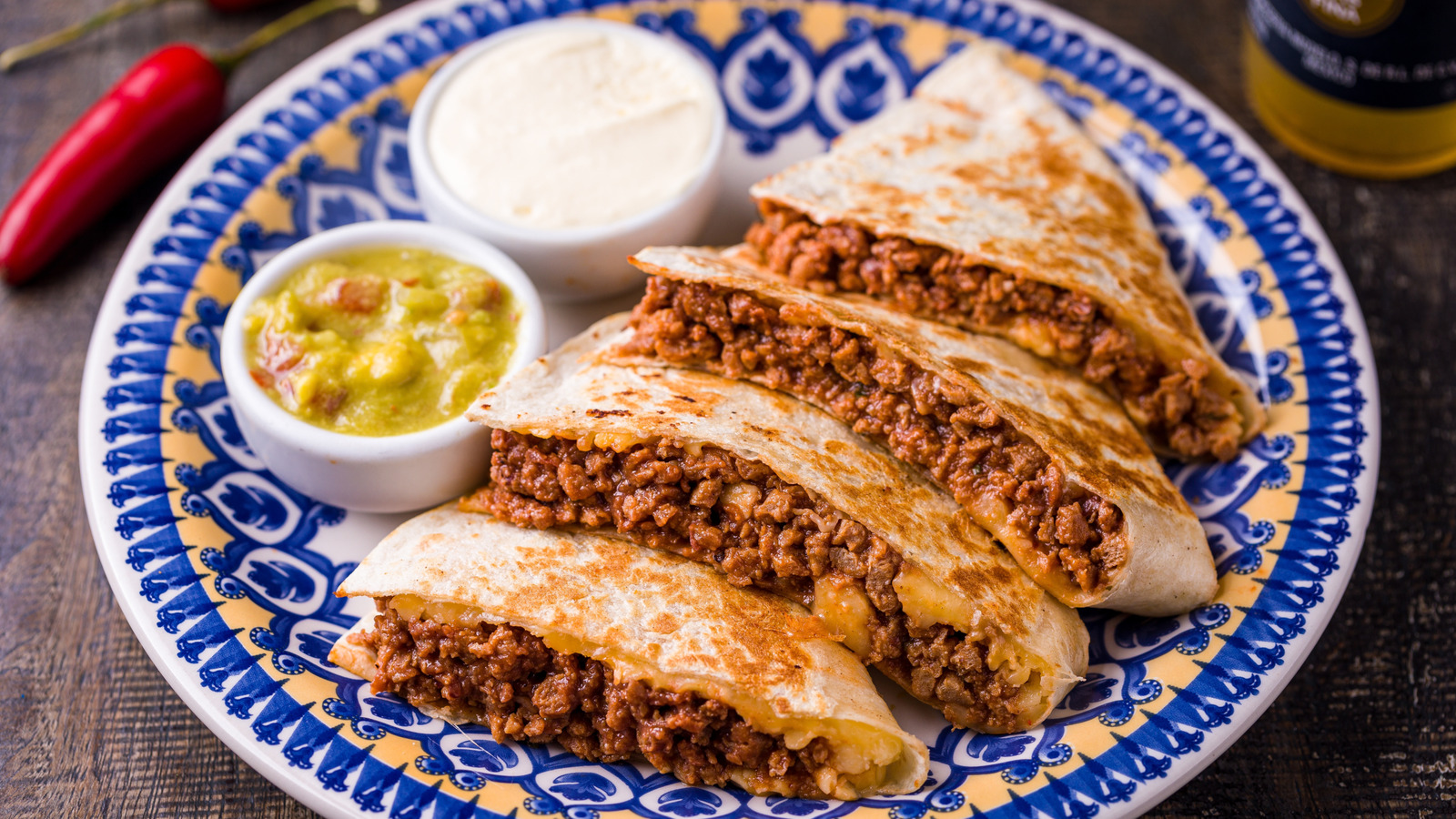 Next Time You Make Quesadillas, Crack Open A Can Of Chili - Tasting Table