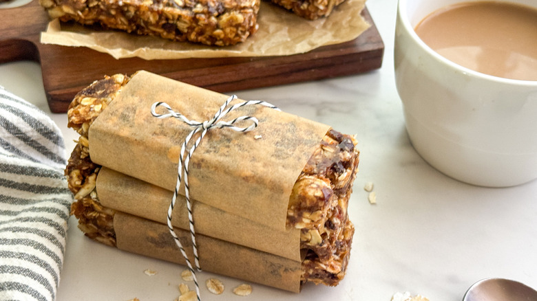 bars wrapped in parchment