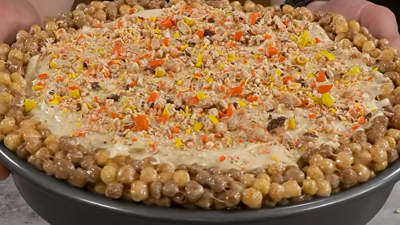 Peanut butter chocolate no bake cheesecake