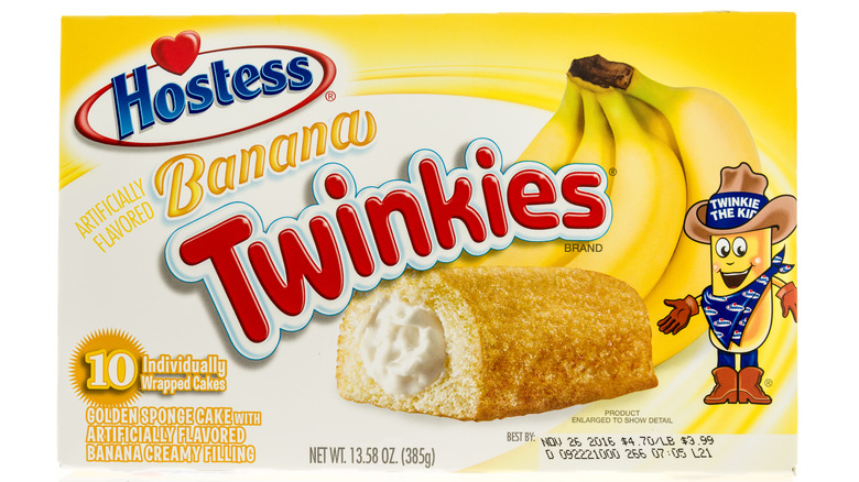 Box of Hostess Banana Twinkies