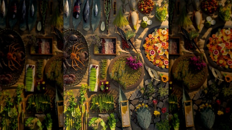 selection of food teased at Noma LA