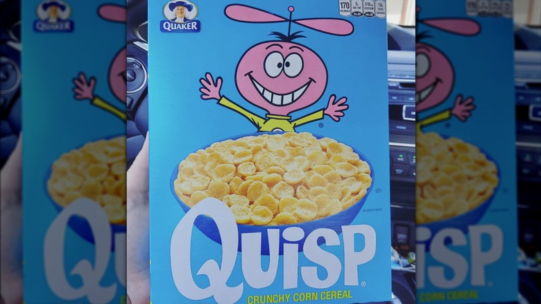 Box of Quisp cereal by Quaker Oats