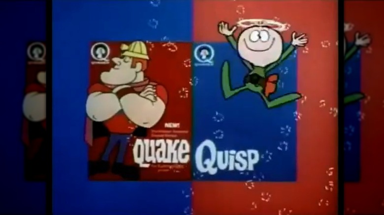 1960s Quisp versus Quake breakfast cereal commercial, Quaker Oats