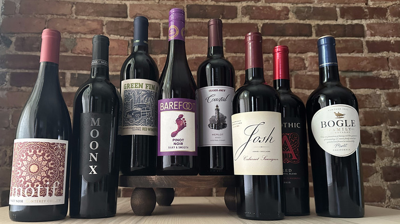 Affordable bottled red wines