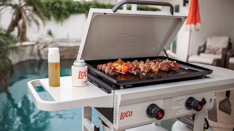 LoCo flat-top grill and griddle
