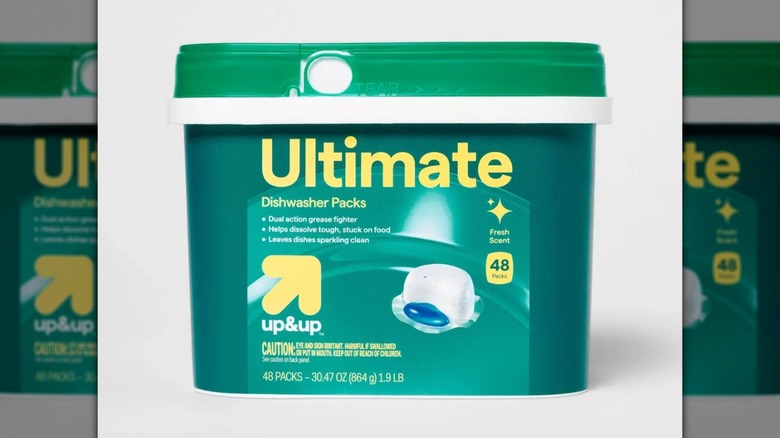 A 48-pack of Target Up & Up Ultimate Dishwasher Packs