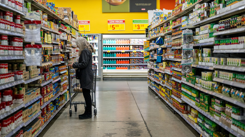 Shopping at H-E-B