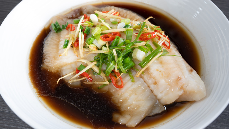 steamed fish meal
