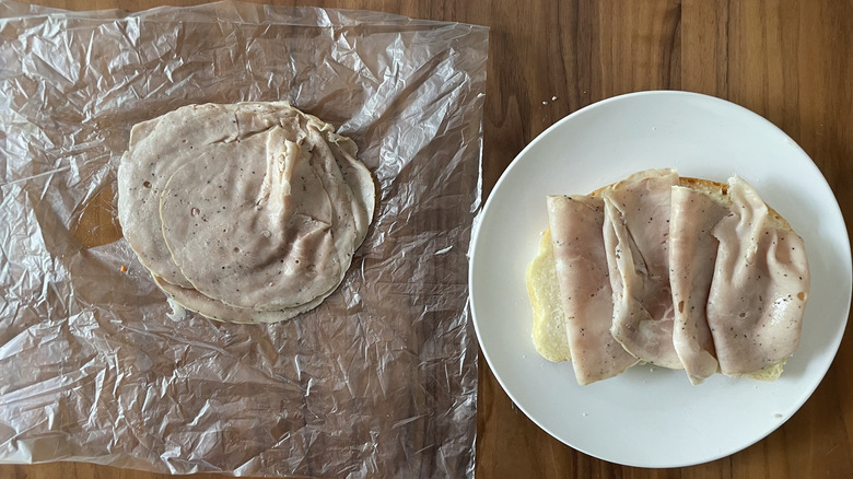 the Spanish roast pork from Publix on a white plate