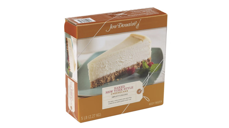 A package of Jon Donaire New York Cheesecake