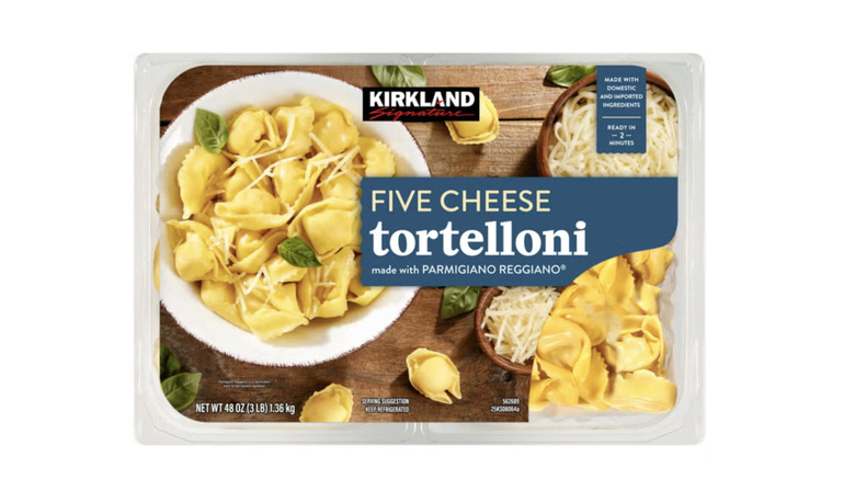 package of five cheese tortelloni