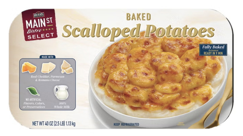 package of Main St. baked scalloped potatoes