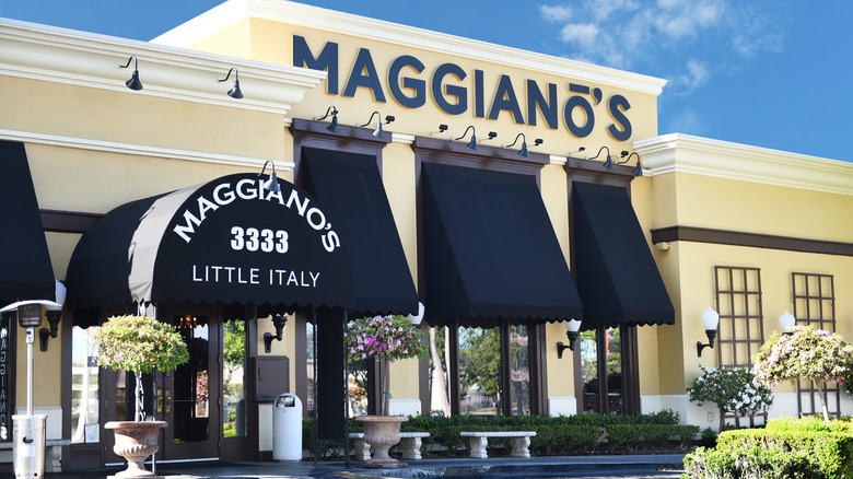 the street view of Maggiano's Little Italy restaurant