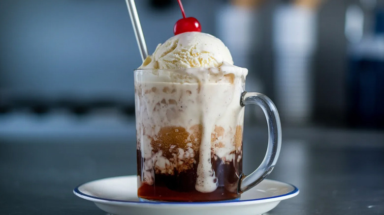 classic ice cream float