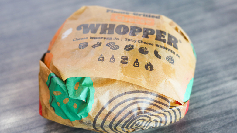 Wrapped Burger King Whopper