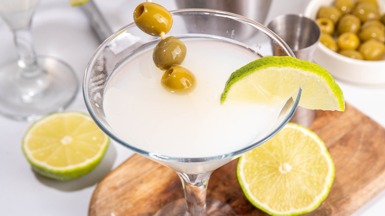 Sour cocktail with tequila