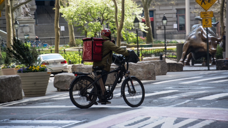 NYC food delivery drivers