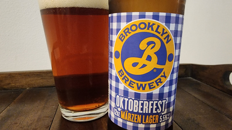 Brooklyn Brewery Oktoberfest beer bottle