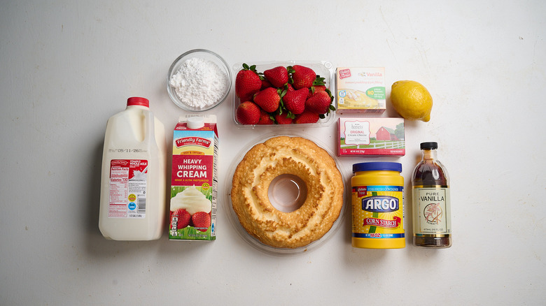ingredients on a table