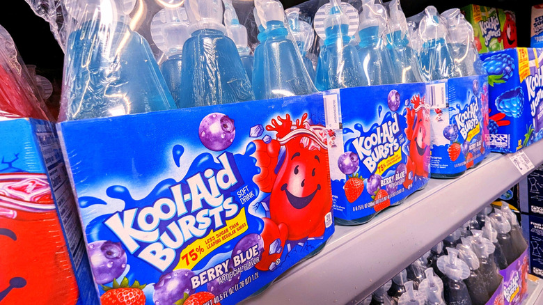 display of Kool Aid bursts