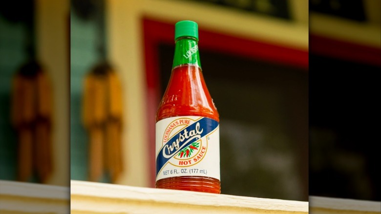Bottle of Crystal hot sauce