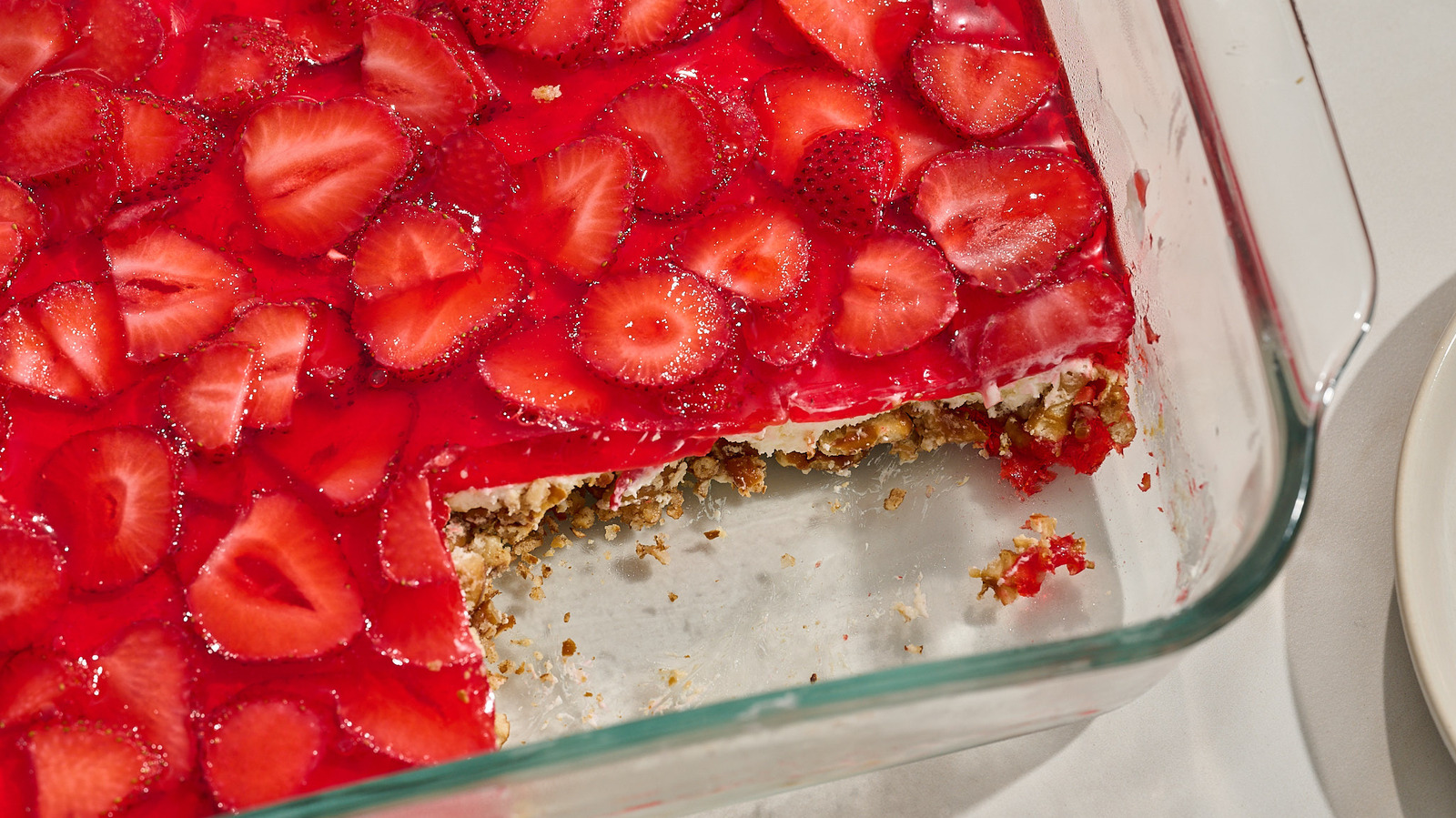 Old-School Strawberry Pretzel Salad Recipe