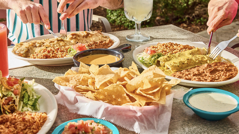 Tex Mex food at Chuy's