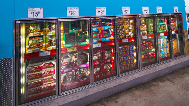 frozen appetizer section
