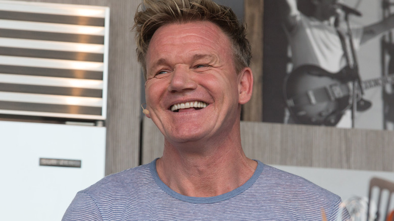 Gordon Ramsay smiling