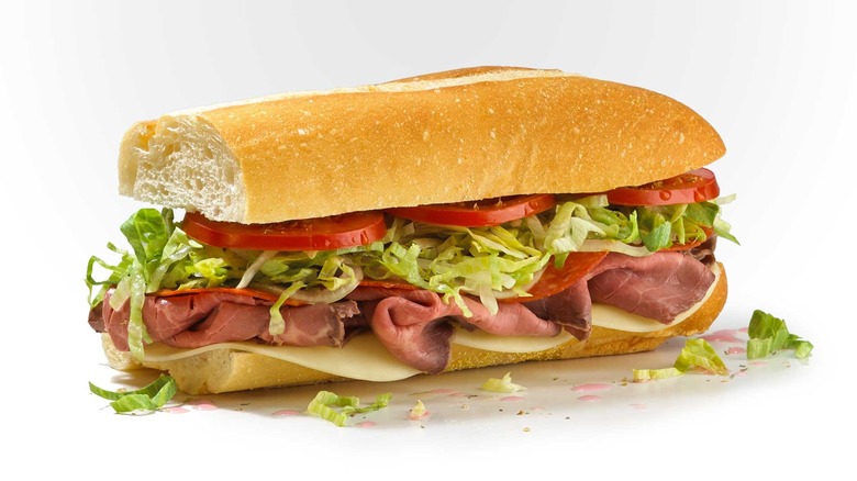 Jersey Mike's #12 Cancro Special sitting against a plain background