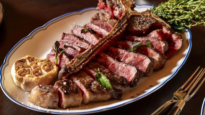 the 60 day aged ranch porterhouse at La Tete d'Or