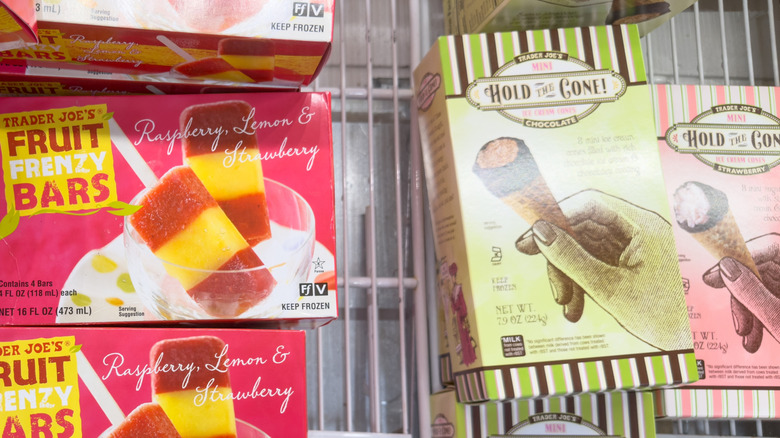 Trader Joe's frozen foods section