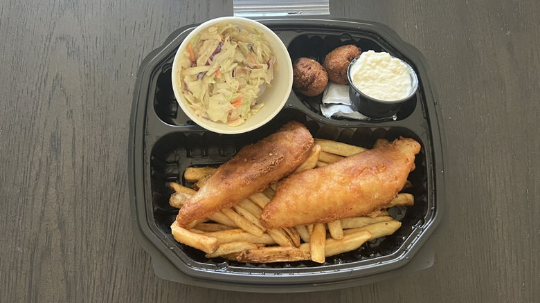 Red Lobster Fish & Chips platter